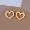 Peluche Flocado Colorido Corazón Hueco de Resina Accesorios para Joyería DIY Pendientes Accesorios para el Cabello Fundas de Teléfono Materiales Venta al por Mayor