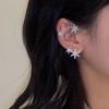 Pendientes colgantes para mujer, moda 2022, sin agujeros, diseño de nicho avanzado, con diamantes y perlas, para otoño e invierno.