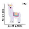 Parche Bordado de Animal Alpaca de Dibujos Animados Decoración para Ropa Bolsa Parche Lindo de Oveja Parche Bordado por Computadora