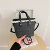Bolso Sencillo de Moda para Mujer Elegante de Hombro Único 2026 Bolso Cruzado Texturizado Bolso de Mano Casual Nuevo a Cuadros Bolsos Elegantes