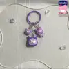 Anel de Cartão 751 Popular Estilo Desenho Animado Sanrio Criativo Fofo Personalizado Presente Chaveiro Pingente de Mochila Chaveiro