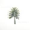 AliExpress superventas planta verde simulación escarcha blanca hoja de plátano pequeña corona floral hecha a mano DIY tocado diadema accesorios decorativos