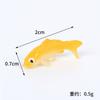 Mini modelo de pez dorado koi simulación miniatura paisaje de escena acuática decoración acuario pequeño diy accesorios de joyería de peces pequeños