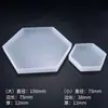 Moldes de Resina Hechos a Mano para Bricolaje Varios Posavasos de Mesa con Forma de Diamante Moldes de Silicona con Forma de Diamante Grandes y Pequeños de Resina de Cristal