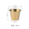 Suministrado Directamente del Fabricante, Taza de Salsa Espesa de Acero Inoxidable 304, Taza Creativa de Condimento de Tomate para Salsas de Estilo Occidental y Filetes