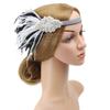 EBay Amazon promoção cocar de penas Gatsby cabelo de avestruz cabelo de noiva faixa de cabeça