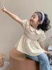 Camisas para Niñas Primavera y Otoño 2026 Nuevas Camisas de Verano Elegantes para Niñas Moda Verano Niños Tops Florales de Manga Corta