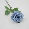 Rosa Simulação Haste Única Multi-cabeça Toque Real Rosa Casamento Flor Simulação Ornamento Sala de Estar Fotografia Flor Artificial Flor de Seda Atacado