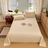 Nuevo juego de ropa de cama para el hogar 2026, 100% algodón cepillado y engrosado, color liso simple, suave y amigable con la piel