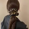 Diademas con Volantes Estampado de Leopardo, Cuerdas para el Cabello de Alta Calidad para Niñas, Alta Elasticidad, Adecuadas para Cabello Grueso, Suaves con el Cabello, Venta al por Mayor de Bandas para el Cabello