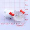 Bonito animal cabeça grande luminosa diy creme cola caso de telefone pingente hairpin jóias resina acessórios atacado