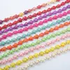 Turquesa sintética tortuga pequeña semiacabado DIY pulsera tejida a mano color turquesa accesorios de joyería al por mayor