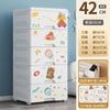 Armario infantil extragrande con cajones gruesos, armario de plástico multicapa, cómoda, caja de almacenamiento para bebés