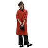 Yun Yun 2026 Primavera Nuevo Clásico Sencillo Elegante Ajuste Delgado Color Sólido Diseño de Solapa Gabardina Larga Hasta la Rodilla de Longitud Media