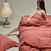Funda de edredón de algodón peinado de fibra larga de alta gama para otoño e invierno, 100 hilos, Sábana bajera ajustada suave engrosada de algodón puro para dormir sin ropa, Diseño simple