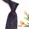 Corbata marrón formal de negocios de 8 cm en stock corbata de poliéster para hombre jacquard negocios corbata vintage fabricantes al por mayor