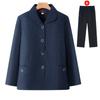 Ropa para Mujeres de Mediana Edad y Mayores Ropa Exterior de Doble Capa para Abuela Otoño 70 y 80 Años Madre Primavera y Otoño Top con Solapa Ropa para Mujeres