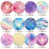 Transfronterizo Nuevo 12 Hojas/Paquete Papel de Material Estrella Brillante Alto Valor Soñador Dulce DIY Papel de Fondo para Diario Creativo
