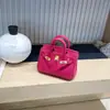 Bolsa de Mão em Couro Genuíno com Fivela Banhada a Ouro Platina Padrão Lichia Grande Capacidade Bolsa Kelly Feminina Nova Tendência 2026 Bolsa de Ombro Fashion