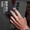 Funda para teléfono móvil Z FOLD7 de aplicación transfronteriza, orificio fino para cámara, correa de muñeca elástica, funda con película protectora integrada