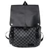 Mochila de grande capacidade dos homens commuter computador mochila moda tabuleiro de xadrez Plaid bolsa escolar feminina estudante universitário bolsa de viagem impermeável