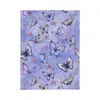 Manta de Franela Transfronteriza Morado Soñador Mariposa Felpa Manta con Impresión Digital Fabricante Original Venta al por Mayor