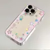 Funda de estrellas adecuada para Apple 16/15/14/17 Pro Max, funda transparente iPhone 12/11 tipo espacio, anticaídas