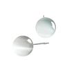 Aretes de Plata Esterlina S925 con Piedra Ojo de Gato Natural Moda Transfronteriza para Mujer Aretes de Moda Estilo Coreano Geométricos