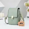 Nueva Mini Bolsa para Teléfono Móvil con Cierre de Candado Vertical 2026 para Mujer, Bolso Pequeño Cruzado Portátil Multicapa, Bolso de Hombro Versátil para Viajes Diarios para Mujer