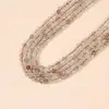 Cuentas redondas de cristal natural accesorios de joyería semiacabados cuentas redondas cortadas diy accesorios con cuentas hechos a mano venta al por mayor