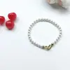 Novo bracelete de pérolas mais vendido ouro 14K não desbota facilmente bracelete mão temperamento nicho pedra Hao bracelete amor atacado
