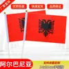 Suministro puntual de fábrica 8 14*21 Bandera de mano irlandesa bandera roja pequeña alrededor del mundo bandera pequeña al por mayor