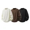 Ropa Superior para Hombre Joven Estilo Montaña para Deportes Invernales al Aire Libre, Camisetas Casuales Sueltas de Cuello Redondo, Sudaderas de Manga Larga de Moda y Versátiles