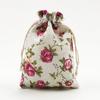 Bolsas de Algodón Estampadas con Cordón, Bolsitas de Algodón, Saquitos para Hierbas, Bolsas Aromáticas, Bolsas para Empaque de Joyería, Bolsas Repelentes de Mosquitos, Joyería