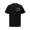 26Ss Transfronterizo Cole Buxton Estampado de Letras Estilo Callejero de Verano Unisex Holgado Casual Pareja Versátil Camiseta de Manga Corta Moderna