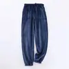 Pantalones de Pijama para Hombre con Forro de Polar Coral Terciopelo Espeso Pantalones Cálidos Pantalones Caída/Invierno Franela Nariz Ropa de Casa Pantalones talla extra