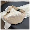 Lindo Bolso de Cintura Cruzado de Nicho Ligero Estilo Japonés Ins Fresco Simple Combinable Bolso Pequeño para Mujer Estilo Mori para Niñas