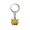 Chaveiro Criativo de Borracha Macia PVC Desenho Animado Gato de Gelatina Fofo Pingente de Bolsa Ornamento para Chave de Carro Pequeno Presente