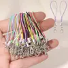 Exquisitos accesorios de colgantes con cuentas, llaveros, cierres colgantes para manualidades, anillas abiertas de metal de colores, materiales para joyería al por mayor