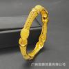 Pulseira Fivela Liga 24K Dubai para Mulheres Pulseira Nupcial Indiana Africana Pulseira Pulseira Ouro Areia Vietnamita Atacado