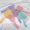 @Pente Repelente de Mosquitos Rosa Pente Fofo de Coroa Alta Pente para Cabelo Longo Feminino Pente Fada Macaron Pente Massageador de Costas