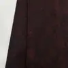 Patrón Floral Dorado OscuroRayón Seda Xiangyun Engrosada Seda Aceite Textura de Ocho Puntos Tela Textura Retro Tela Jacquard para Mujer