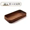 Tigela de Salada de Madeira Maciça Tigela Quadrada de Noz Madeira de Acácia Utensílios de Mesa Inteiros de Madeira Tigela Simples Japonesa para Refeição Outlet de Fábrica