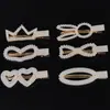 Estilo Japonés y Coreano Simple Ins Celebridad Cibernética Pasador de Perlas Clip BB de una Palabra Pasador de Celebridad Cibernética Clip Lateral para Flequillo Clip de Pico de Pato Accesorios para el Cabello