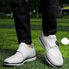 Nuevos Zapatos de Golf para Hombre para Exteriores Impermeables Resistentes al Desgaste Zapatos Deportivos Porosos Transpirables Antideslizantes Zapatos con Hebilla Giratoria
