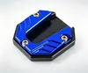 Soporte lateral para vehículo eléctrico con base ampliada, cubierta de soporte lateral antideslizante ensanchada, repuestos de soporte de pie único para patinete