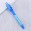 Caneta Invisível Transfronteiriça Caneta de Luz UV Caneta de Cabeça Grande Marcador Mágico Multifuncional PVC de Alto Valor Multicor Estoque Pronto