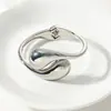 Pulsera Geométrica Sencilla Personalizada Europea y Americana de Moda Brillante Metal Diseño Irregular Exagerado Tirar