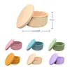 Taza de silicona de grado alimenticio para beber tazón de silicona vajilla para bebé lonchera para estudiante resistente a altas y bajas temperaturas caja bento lonchera de silicona