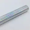 Papel Cruzado de Brillo Metálico Láser Popular Transfronterizo Personalizado Rollo Pequeño Papel de Colores Cartón Dorado y Plateado Papel de Espejo Pet Papel de Aluminio